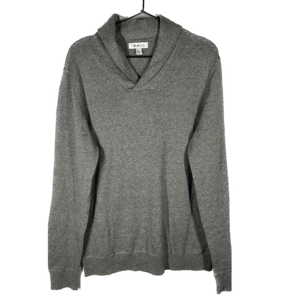 The Rail • gray mohair collared sweater